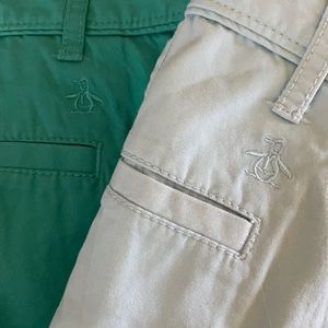 Penguin shorts. Pale blue and teal.  Gorgeous!NWOT